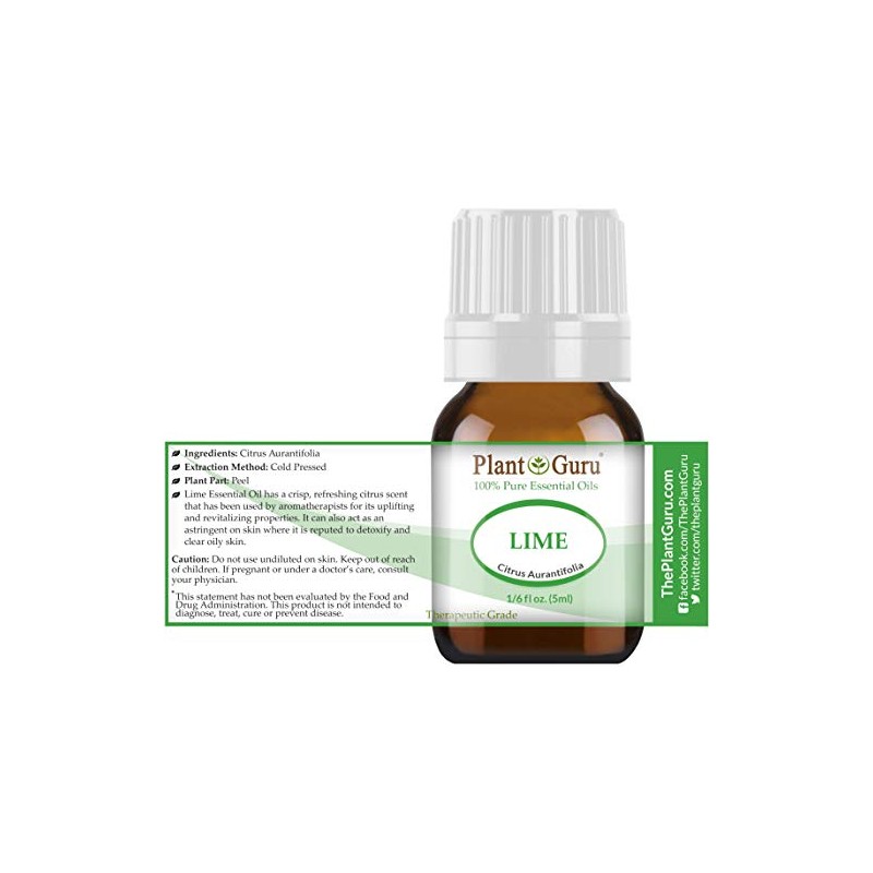 Lime Essential Oil 5 ml 100% Pure Undiluted Therapeutic Grade