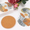 Diamond Painting Coasters, DIY Green Leaves Diamond Art Coaster with