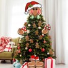 Auirre Gingerbread Man Christmas Tree Topper Head Arms and Legs,