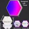 Anberen Gaming Lights, Music Sync&APP|Remote Control, Hexagon Lights Cool Wall