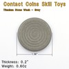 EDC Titanium Contact Coins Fidget Toys, Pocket Skill Toys Lucky