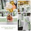 15 Pack Sage Green Satin Table Runners 12 x 108