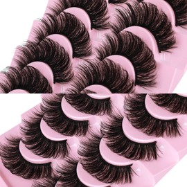 wiwoseo False Lashes Natural Look Fake Eyelashes No Glue Self Adhesive Lashes without Glue