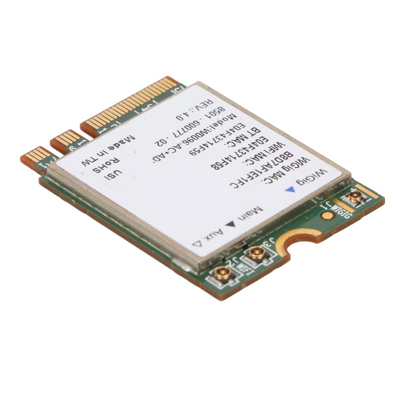 Wireless Net Card 867Mbps M.2 NGFF Wide Coverage 2.4Ghz 5Ghz