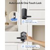 TEEHO Keypad Door Lock with Handle: Keyless Entry Door Lock