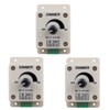 Hiletgo 3pcs DC12-24V 8Amp 0%-100% PWM Dimming Controller for LED