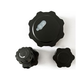 UPWOIGH Black 5 Gal, 6.6 Gal Water Jug for Lawn Mower, Snow Blower