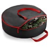 Large Christmas Tree Storage Bag 122x51x38cm – Foldable Black Oxford