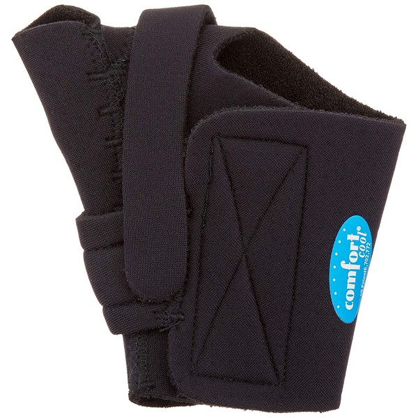 Comfort Cool Thumb CMC Restriction Splint, Provides Direct Support for The Thumb CMC Joint While Allowing Full Finger Function, Right Hand, Medium Plus