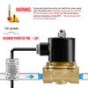 Heschen Brass Electric Solenoid Valve 2W-200-20J 3/4 Inch DC24V Direct