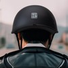 Cartman Cruiser Scooter Motorcycle Half Face Helmet,Matte Black Graphics, DOT