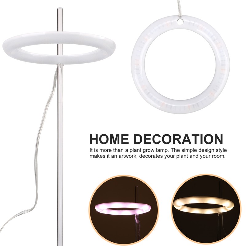 Plant Grow Light 3.3in Diameter 3 Heads Easy Operation Brightness