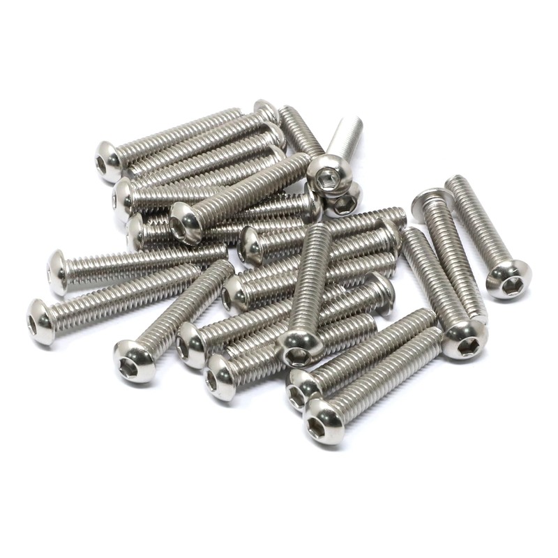 iexcell 25 Pcs 1/4-20 x 1-1/2" Stainless Steel 304 Hex