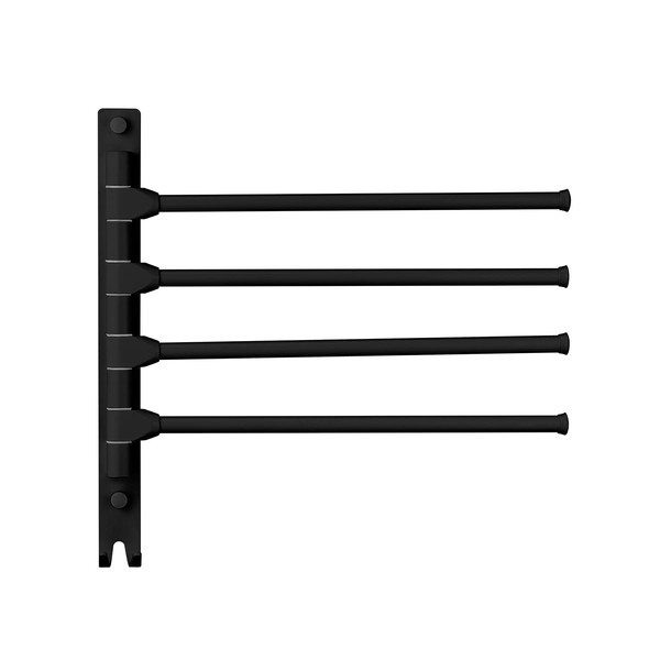 Görbach Aluminium Towel Rail Matte Black (HH-4MS)