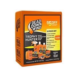 Dead Down Wind Trophy Hunter Scent Eliminator, 10 Piece Kit Orange