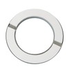 PZRT 2pcs Wall Split Flange 101mm Stainless Steel Round Escutcheon