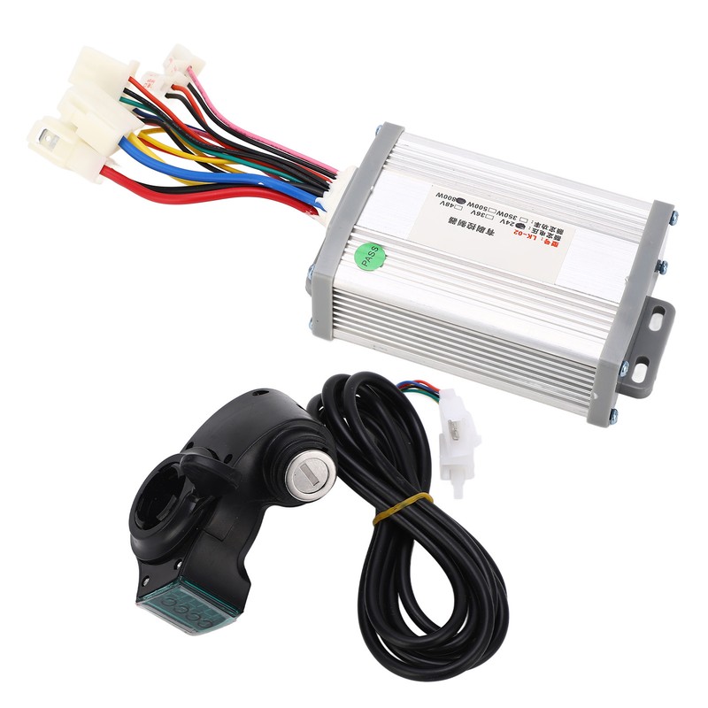 24V 800W Electric Bike Controller Thumb Throttle Handle Kit Lithium