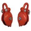 MH GLOBAL Bail Snatch Block Hoist Rigging Shackle Pulley Size