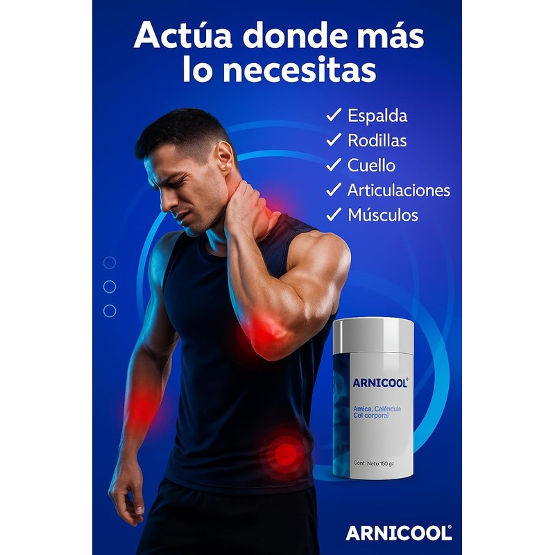 Gel de Árnica con Caléndula y Mentol Efecto Frío para