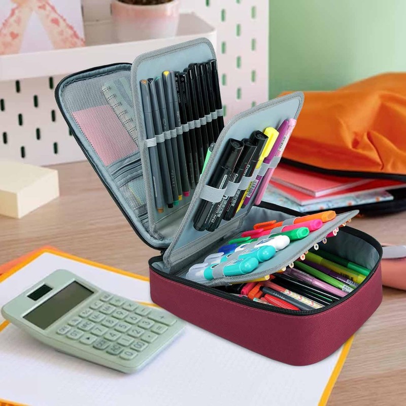 Kasgo Large Pencil Case, 54 Slots, Pencil Case, Pencil Case