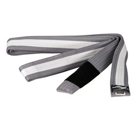 Ju-Sports Bjj Kindergürtel Belt, Grey/White, 220