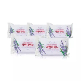 DS_CnG 동서씨앤지 향이 좋은 라벤더 세수 비누 150g 5개 클렌징 세안 손씻는 세정 미용 DS CNG Good Scent Lavender Cleansing Soap 150g 5pcs Hand Wash Beauty