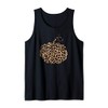 Vintage Pumpkin - Leopard Print Fall Gift Tank Top