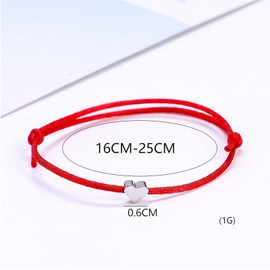 Pack of 12 Heart Friendship Bracelets, Heart Rope Bracelets, Heart Bracelet, Adjustable Size Heart Bracelet for Women and Girls