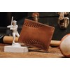 House of Jack Co. Baseball Wallet for Men, Leather Bifold