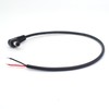 EAHOSUCC Single Short 0.3M/1FT 22AWG 5.5mm x 2.1mm 90 Degree