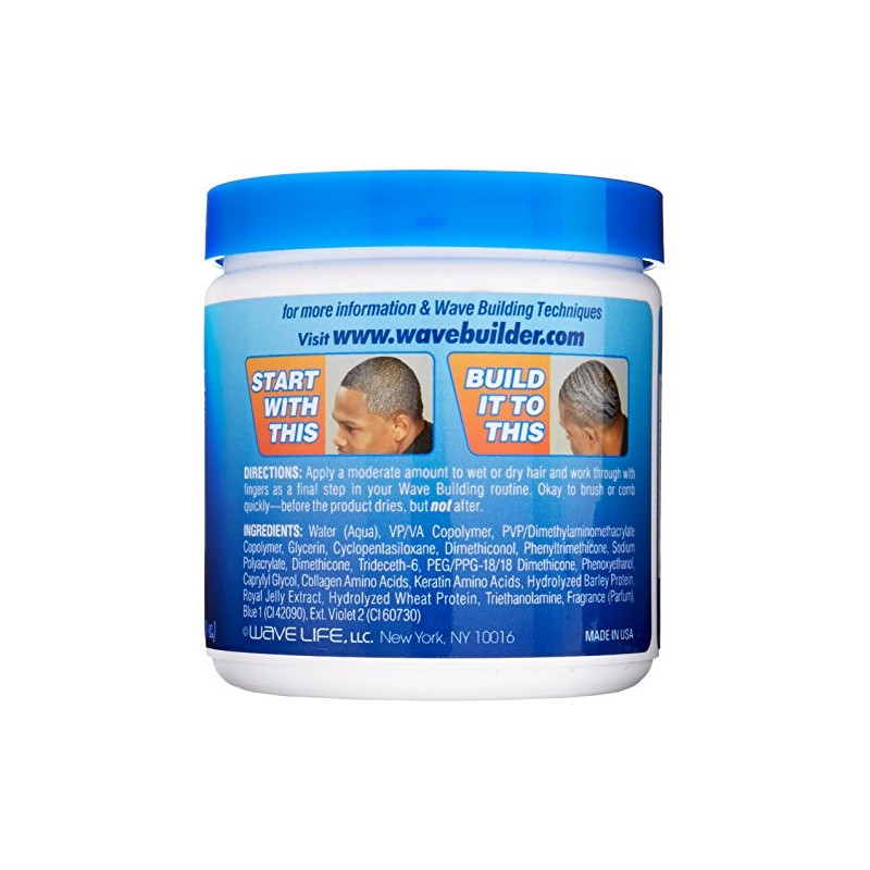 Wave Builder Spinand Waves Holding Creme, 8 Ounce