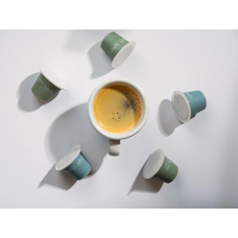 Cafe Quindio Compostable Coffee Pods, compatible with Nespresso Original machines