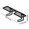 50cm Over-Faucet Sink Shelf for Bathroom Storage – No-Drill Quick-Drain
