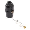 HOMSFOU E27 Lamp Holder with Drawstring - Change Pull Chain,
