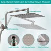Hibbent Shower Faucet Set w/Handheld Kit Rainfall Shower Head Combo