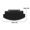 Sarini Black Car Armrest Cover Locking Clip Center Console Lid