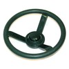 Green Plastic Steering Wheel Swing Set Accessory for Wood Backyard
