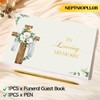 Neptniopllab Funeral Libro de visitas Memorial Libro de visitas