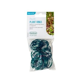 Gardman GM PVC Coated Plant Rings 50pk