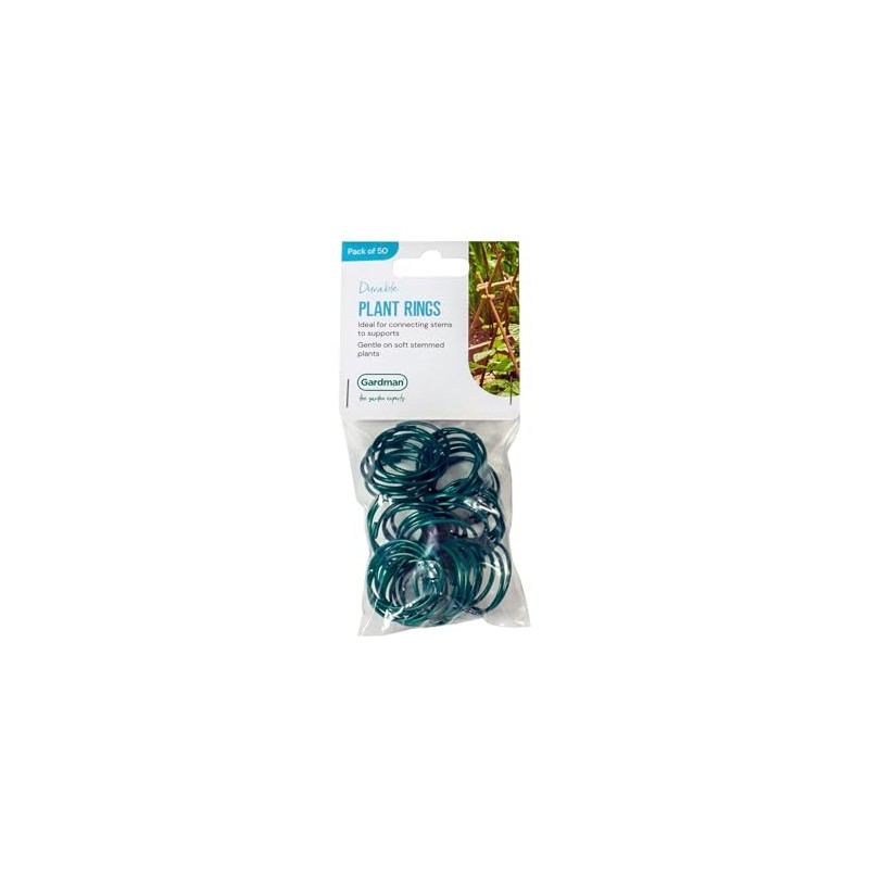 Gardman GM PVC Coated Plant Rings 50pk