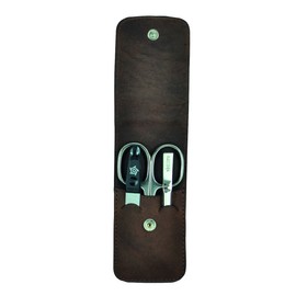 Pfeilring Manicure-Etui Eleganza, antik braun