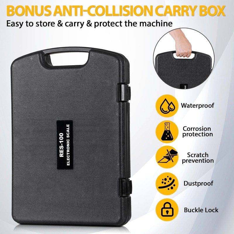 F2C Refrigerant Digital Electronic Charging Weight Scale 220 lbs HVAC