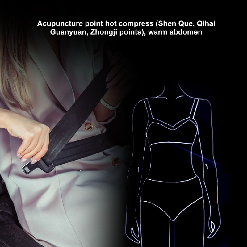 Car Abdominal Slimming Machine USB DC5V Vibration Magnetictherapy Hot Compress