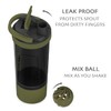 Artoid Sports Protein Shaker Bottle, 24-Ounce, Dual Mixing Technology, BPA