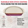 Bakken Pizza Baking Pan - Round Perforated Carbon Steel Pan