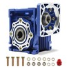 Jecoupoon NMRV040 Worm Gear Reducer Ratio 15:1 Connection Matching Standard