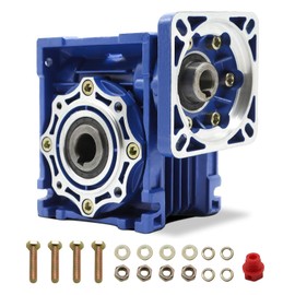 Jecoupoon NMRV040 Worm Gear Reducer Ratio 15:1 Connection Matching Standard Nema34 Stepper Motor servo Motor