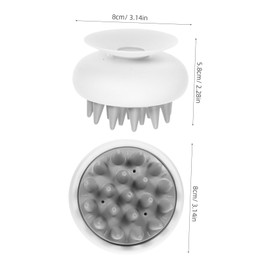 SAFIGLE Hair Scalp Massager Brush Soft Scalp Scrubber for and Deep Cleaning Suitable for Wet Dry Use for Shower Relaxation