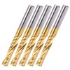 5pcs Spiral Router Bit High Speed Steel Milling Cutter CNC