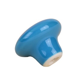 Ceramic Round Cabinet Handles Drawer Pulls Round Door Knobs For Kid's Room Bedroom Door Cabinet Cupboard Wardrobe Pulls-10 PACK With Screws